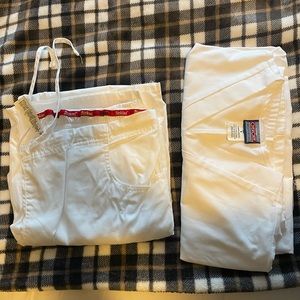 White scrubs outfit set!